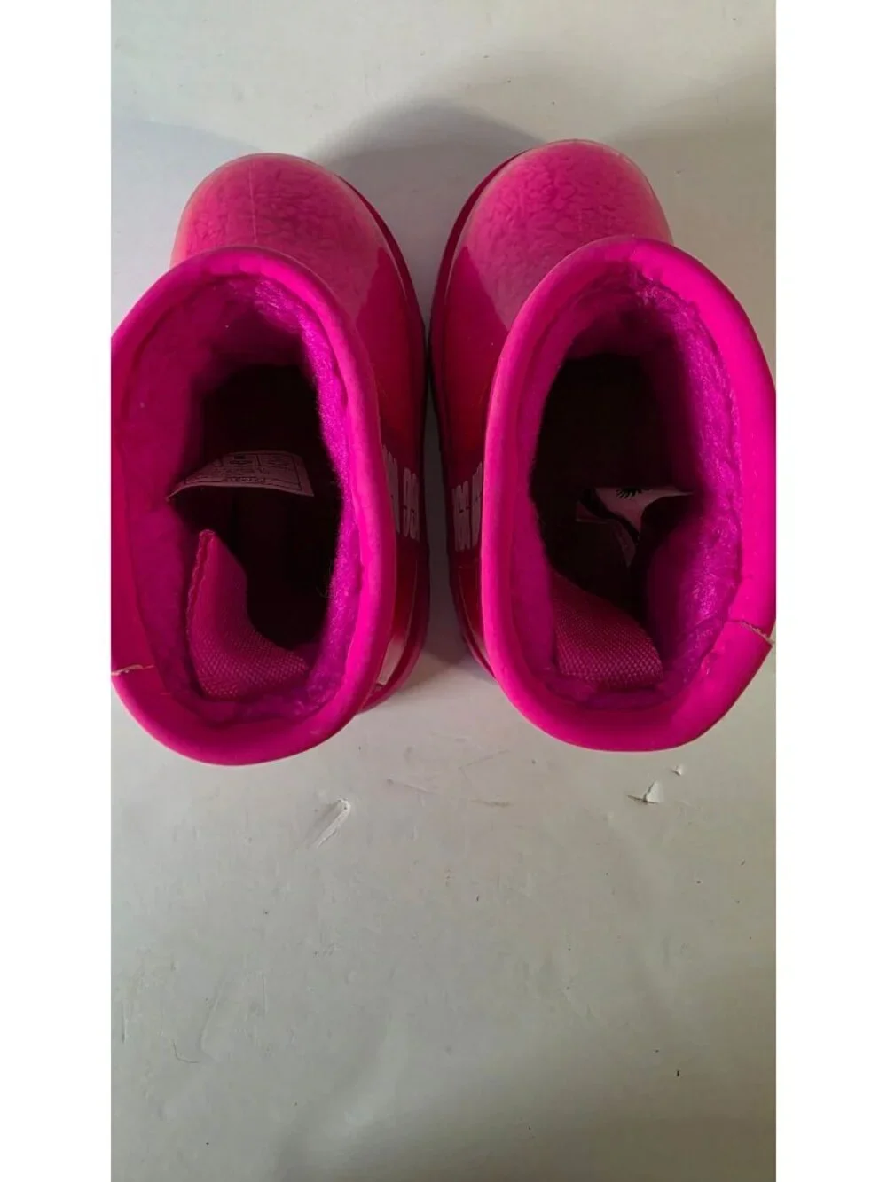 UGG CLASSIC CLEAR MINI PINK WATERPROOF BOOTS TODDLER GIRLS SIZE 10 RAIN SNOW